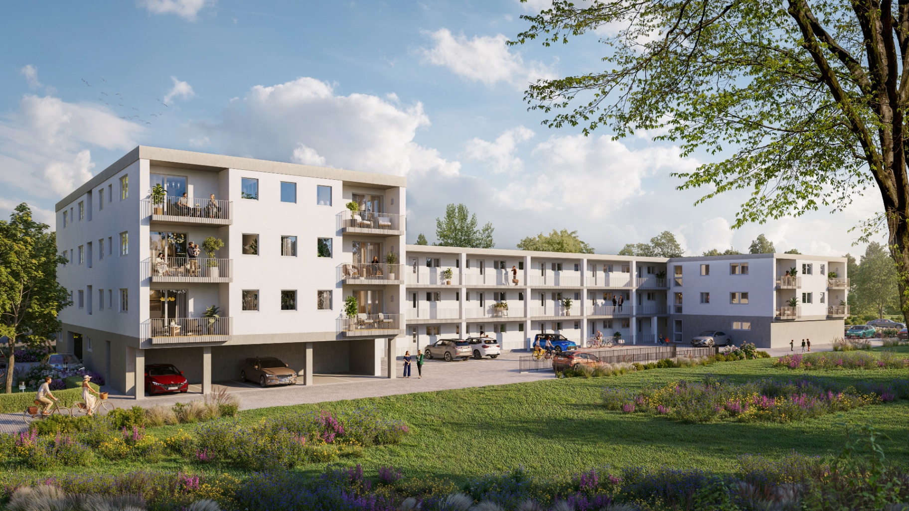 Modernes Wohnbauprojekt von Göppel Baudienstleistungen
